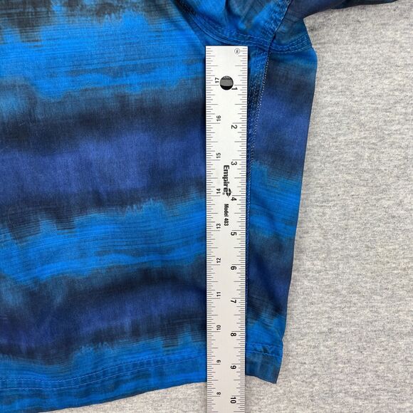 Speedo Swim Trunks Mens Small Blue Ombre Lined Board Shorts Beach Outdoor Lake - Picture 10 of 12